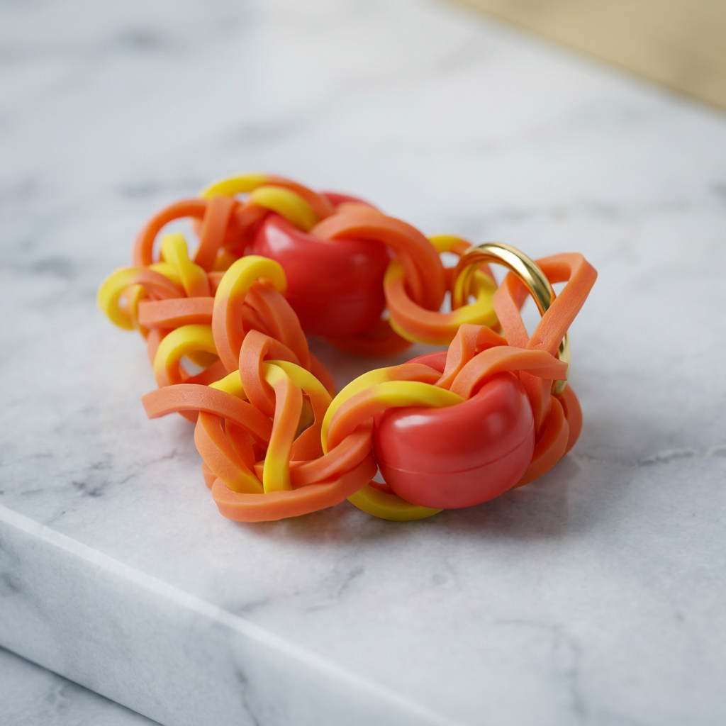 The Solaire Ring on marble